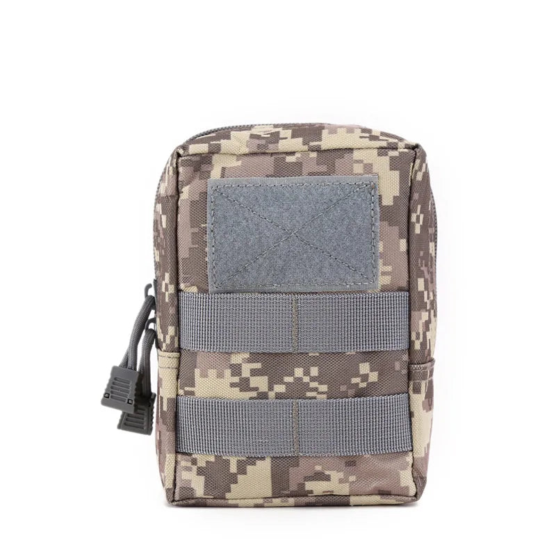 Molle Utility EDC Waist Bag Tactical Pouch Medical First Aid Bag Outdoor Sports Camping Hunting Waist Belt Pocket Sundry Bag