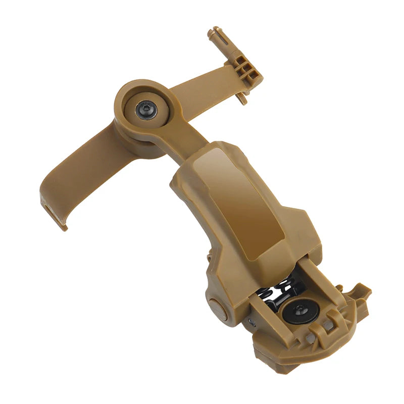Tactical Headphone Holder, Helmet Rail Mounting Headphone Base, Military Helmet Headphone Adapter, for C2, C3, C5 Headsets