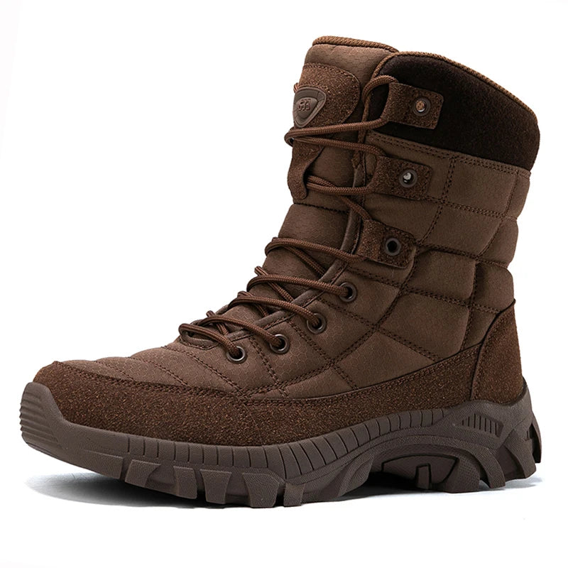 Men's Tactical Boots Ankle Outdoor Hiking Desert Boots Sports Climbing Shoes Military Work Waterproof Work Safety Hunting Shoes