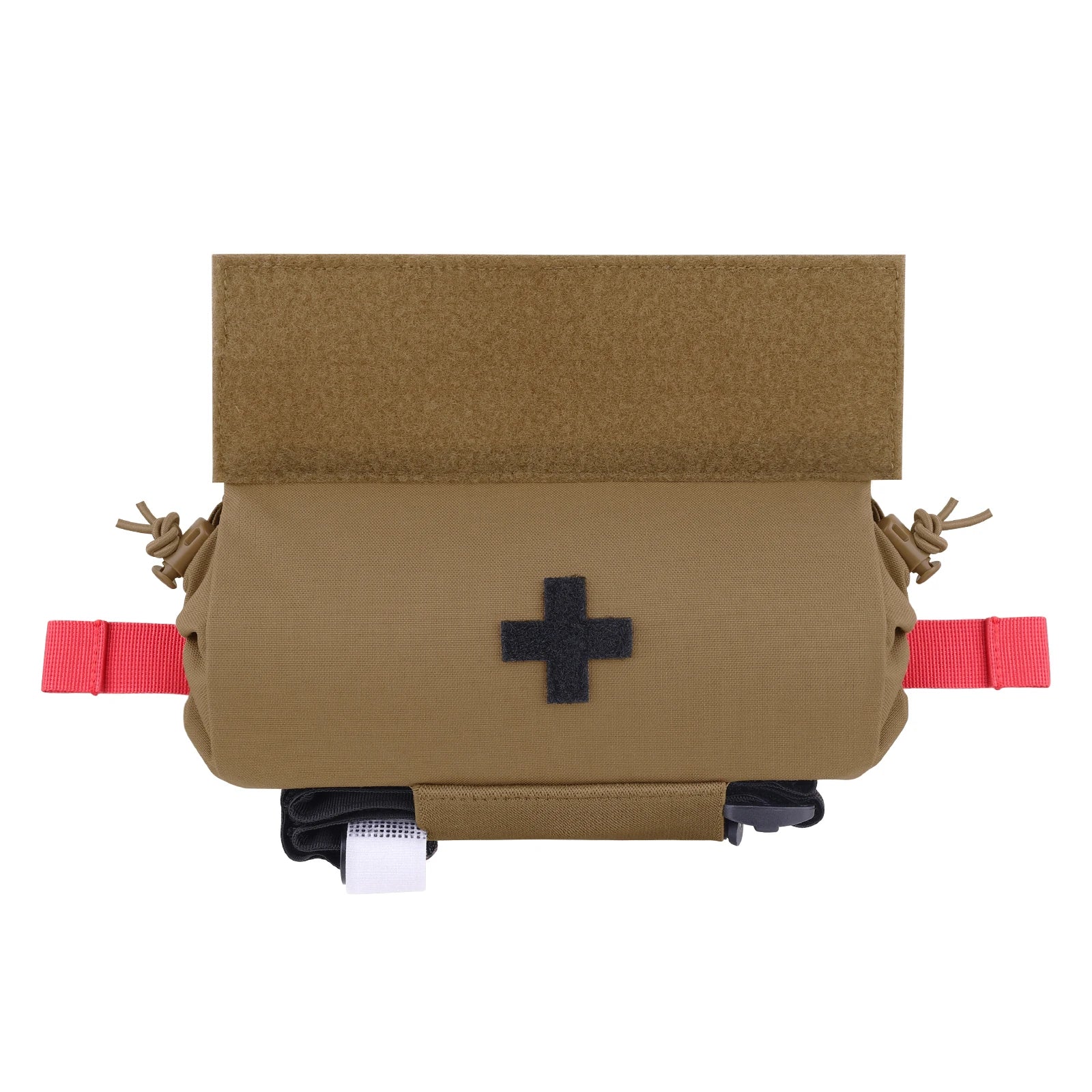 KRYDEX Tactical First AID Trauma Pouch Roll Up Medic Pouch EMT IFAK Dangler Drop Dump Pouch for Vest Chest Rig