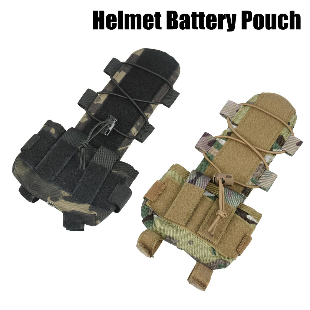 FAST Helmet MK2 Battery Pouch Battery Pack M-LOK Helmet Counterweight Pack Tactical Helmet  Accessories Cordura fabric US Velcro