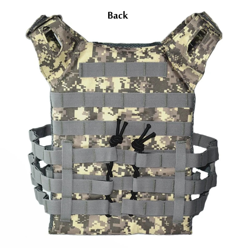 Hunting Tactical Body Armor Molle Plate Carrier Vest Outdoor CS Game Paintball Airsoft Vest Equipment