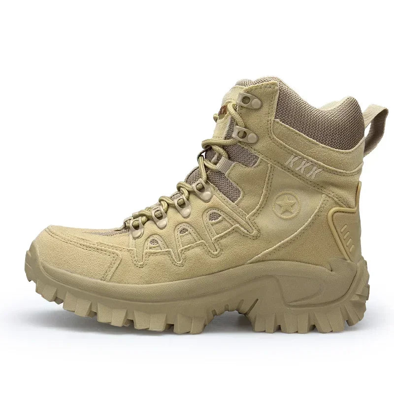 Men's Hunting Boot Hiking Mens Ankle Boot Tactical Big Size 39-46  Boot Male Shoes Work Safety Shoes Motocycle Boots