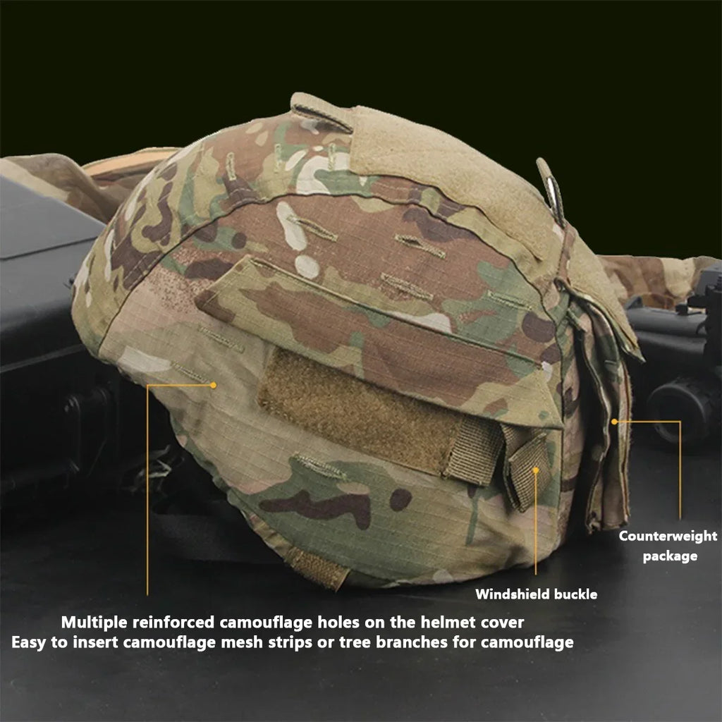 Tactical Fast Helmet Camouflage Cover For MICH 2000 Helmets Airsoft CS Survival Games Outdoor Hunting Gear Accessories
