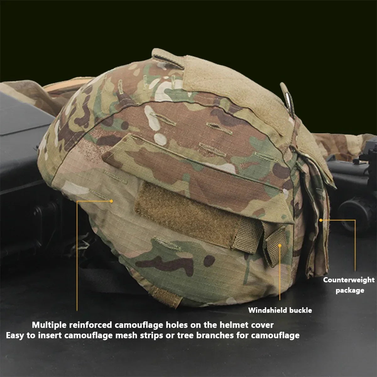 Tactical Fast Helmet Camouflage Cover For MICH 2000 Helmets Airsoft CS Survival Games Outdoor Hunting Gear Accessories
