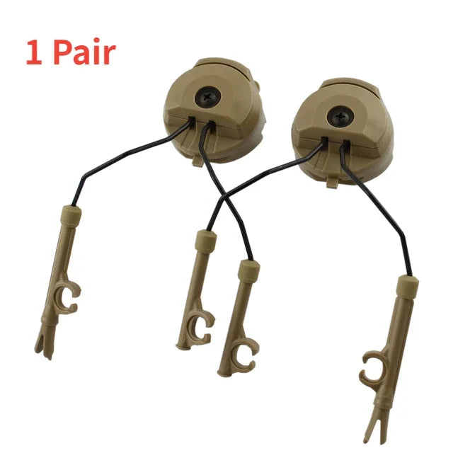 Tactical Headset Bracket Fast Ops Core Helmet ARC Rail Adapter Set  Comtac II Series Military Noise Cancelling Headset