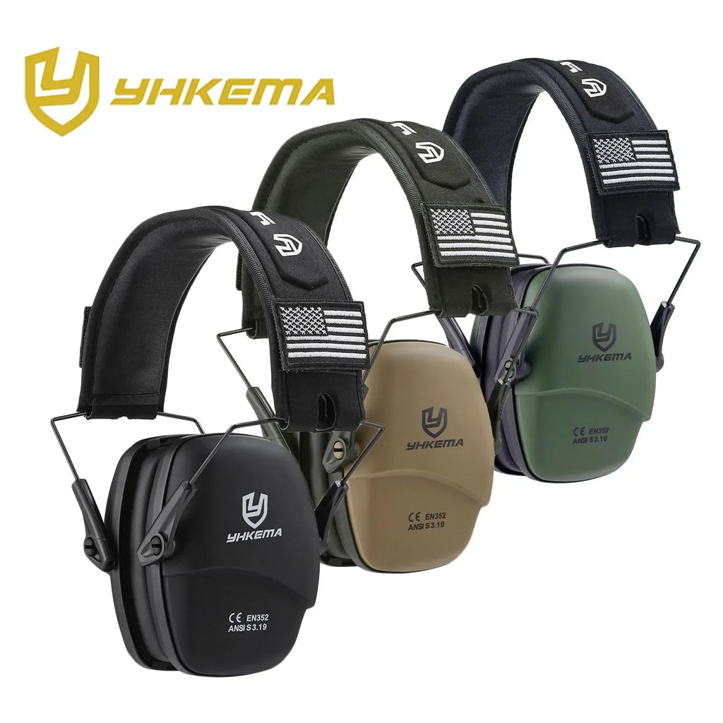YHKEMA Tactical Earmuff Ear Protection Hearing Protection Passive Protector for Shooting Earmuffs NRR 23dB Noise Reduction