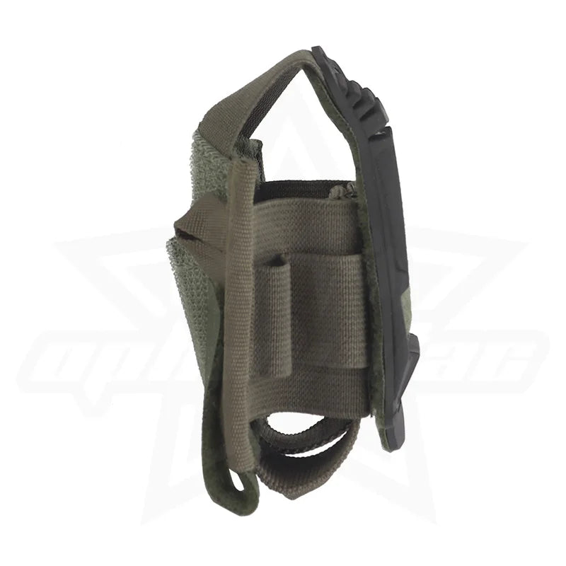 High-Performance Helmet Battery Pack - Versatile Auxiliary Bag, Elastic Strap Design for Hunting and Outdoor Use