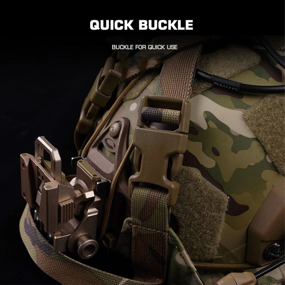 Tactical Helmet Bag Lightweight Quick Release Helmet Storage Pouch FAST Helmet Night Vision Carry Pack Hunting Accessories