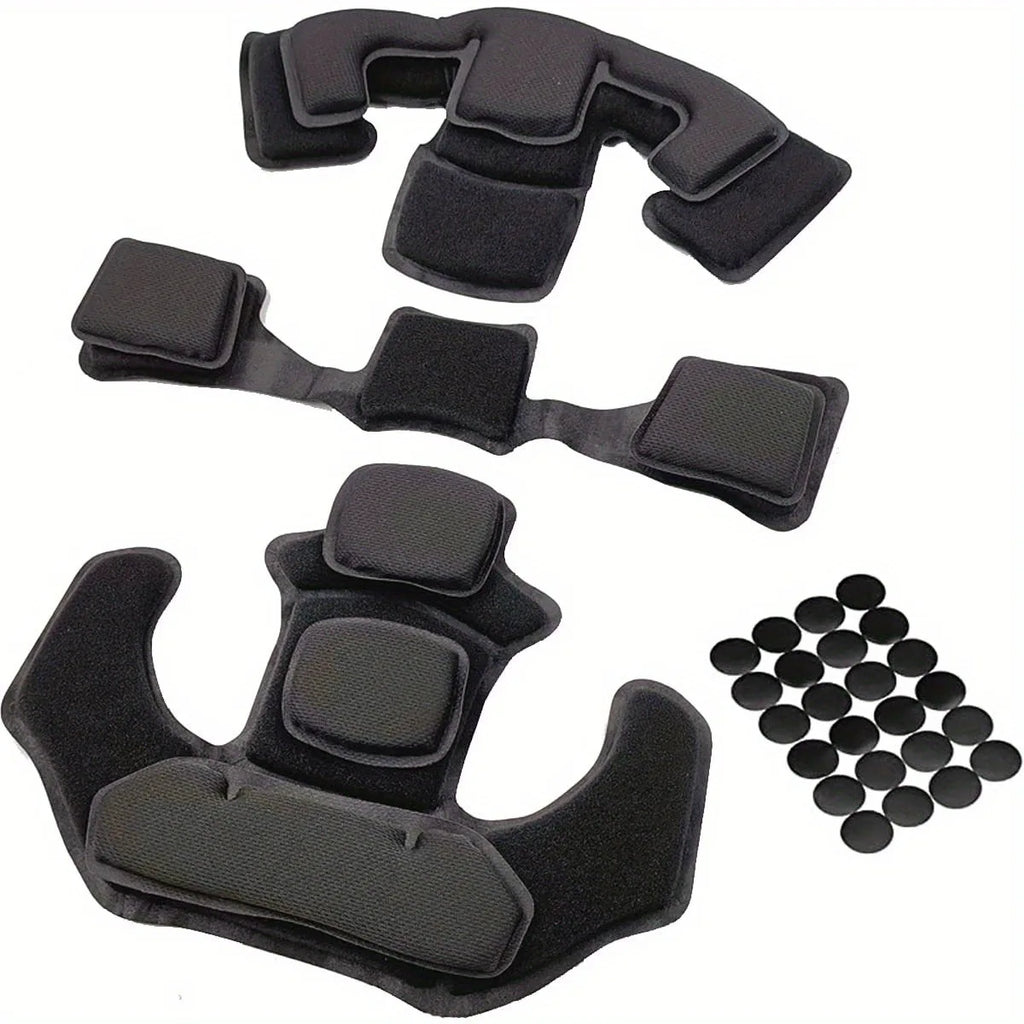 Memory Foam Helmet Liner Pads,Tactical Suspension System Cushion for Wendy Fast MICH ACH,Airsoft Paintball Replacement Pad