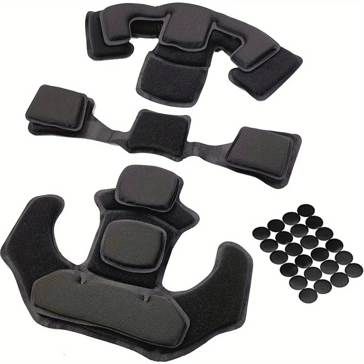 Memory Foam Helmet Liner Pads,Tactical Suspension System Cushion for Wendy Fast MICH ACH,Airsoft Paintball Replacement Pad