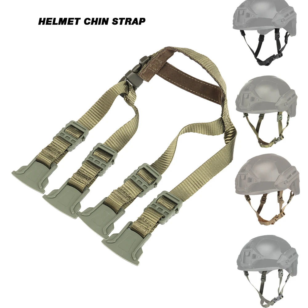 Helmet Chin Strap MK Helmet Belt Adjustable 4 Points Chin Strap MK Fast Helmets Retention System Strap Helmet Accessory