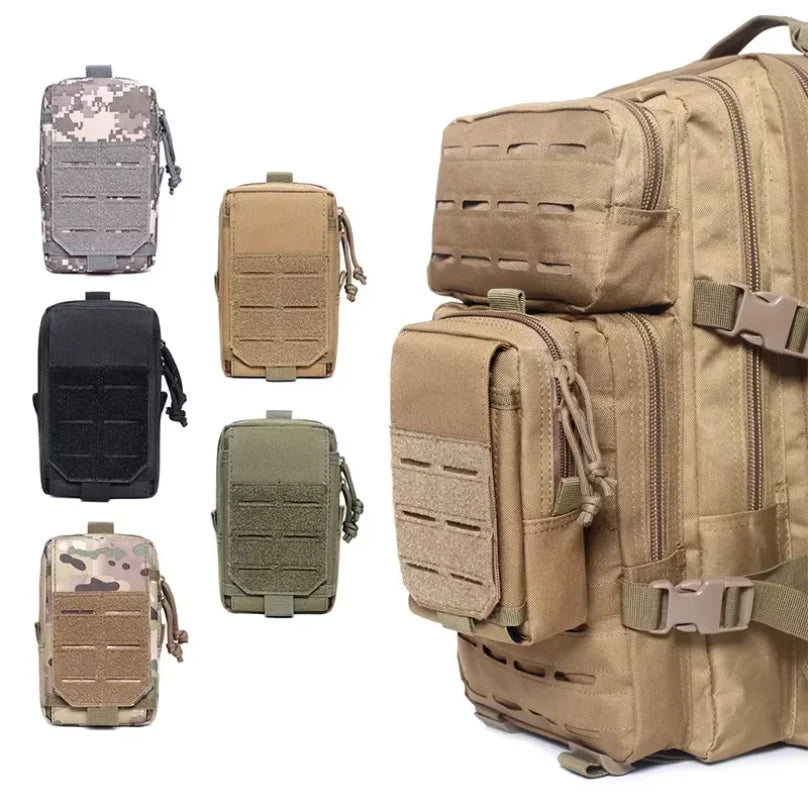 Tactical Molle Pouch Waist Bag Outdoor Men EDC Tool Bag Utility Gadget Organizer Vest Pack Purse obile Phone Case