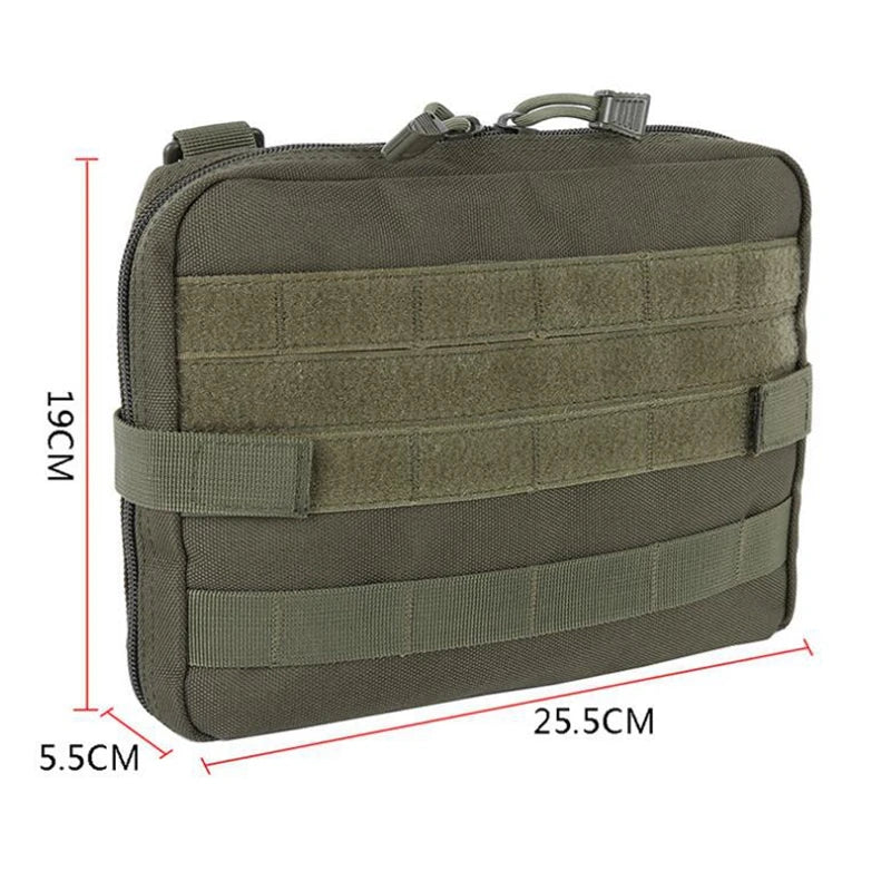 600D Tactical Waist Bag Waterproof Canvas Pouch for Outdoor Sports Cycling EDC Tool Phone Storage New Fishing Bags