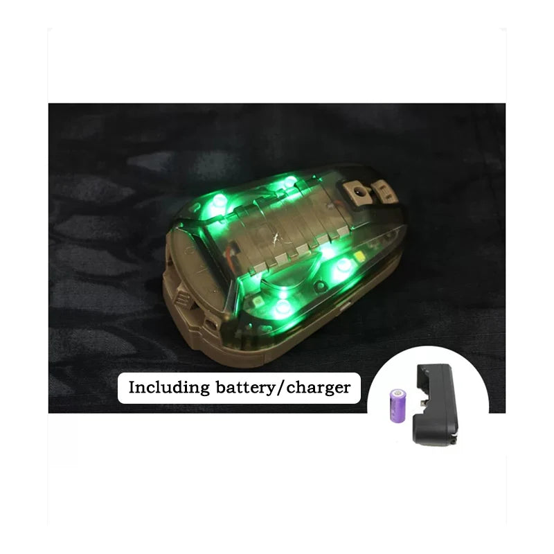 Outdoor sports signal flash BOOIU tactical helmet ladybug light with LED infrared/strobe waterproof hunting helmet adapter