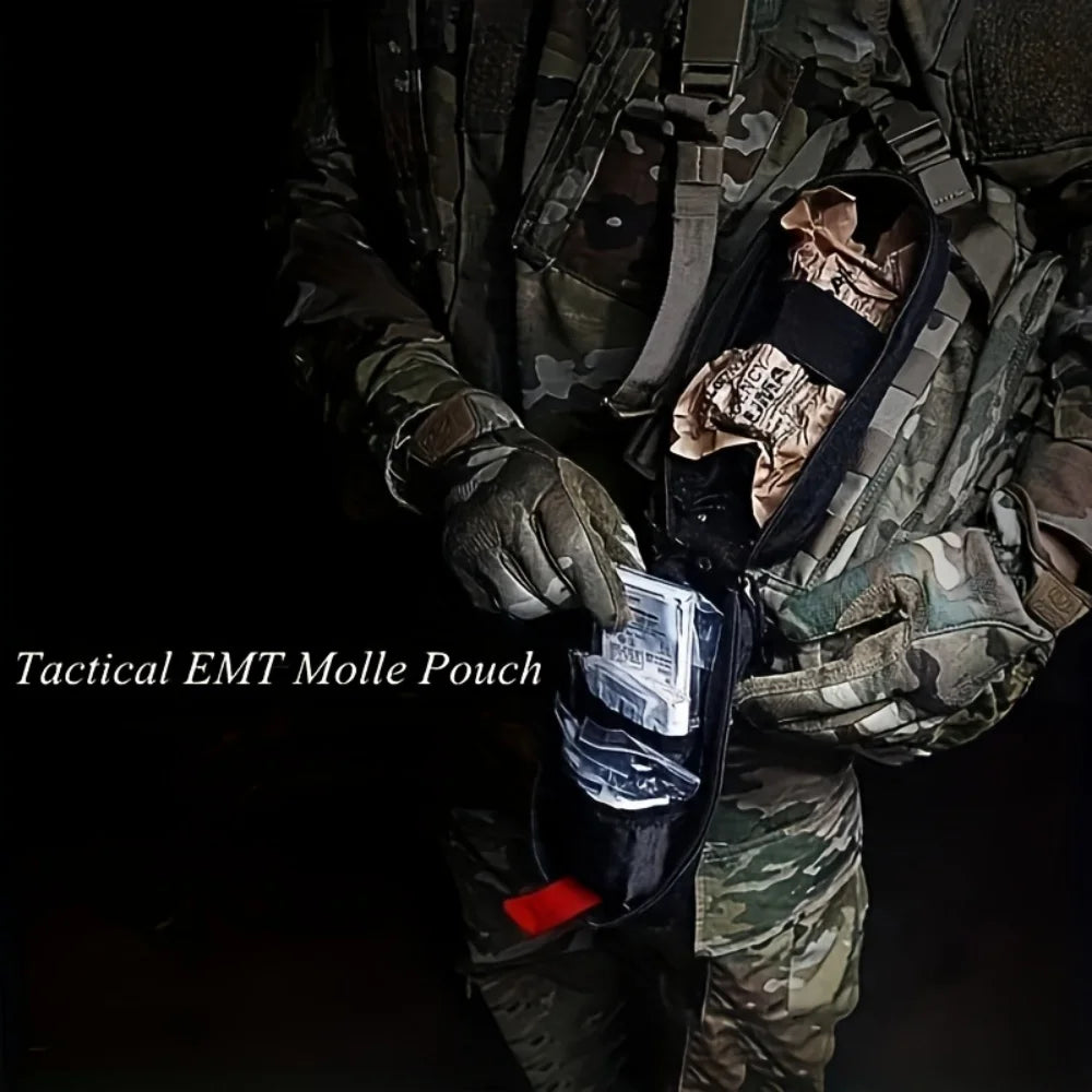 1 Outdoor Camping Hiking Tactical Waist Bag, Outdoor Military Enthusiasts Cross-Country Bag, Multi-Functional Waist Bag