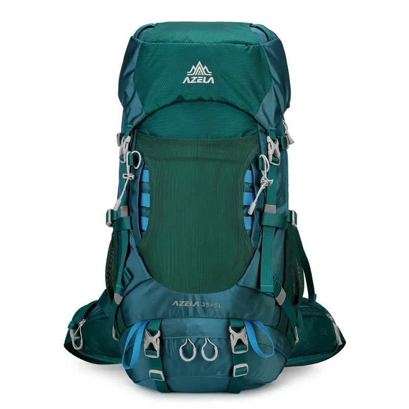 azela 35+5L MOLLE Hiking Backpack Outdoor Tactical Rucksack Men Women Trekking Camping Climbing Sport Travel Bag