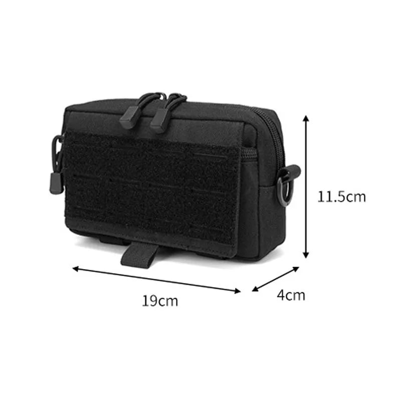 Outdoor EDC Molle Tactical Pouch Molle Pack Compact Utility Pouches Waist Belt Bag Medical Bags Tools Pouch Hunting Accessories