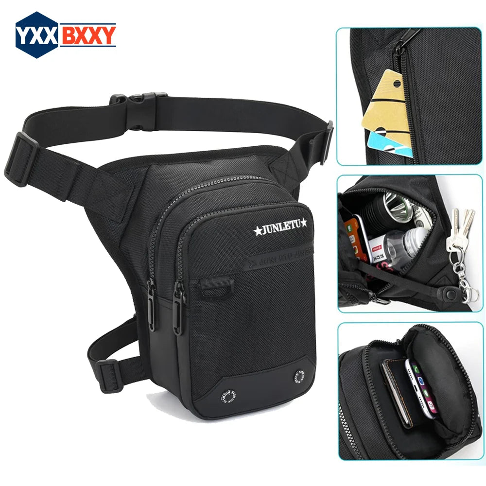 1PCS Drop Leg Bag For Men Women Thigh Bag With Leg Strap For Motorcycle Riding Hip Pouch Leg Fanny Pack Purse Crossbody Hiking
