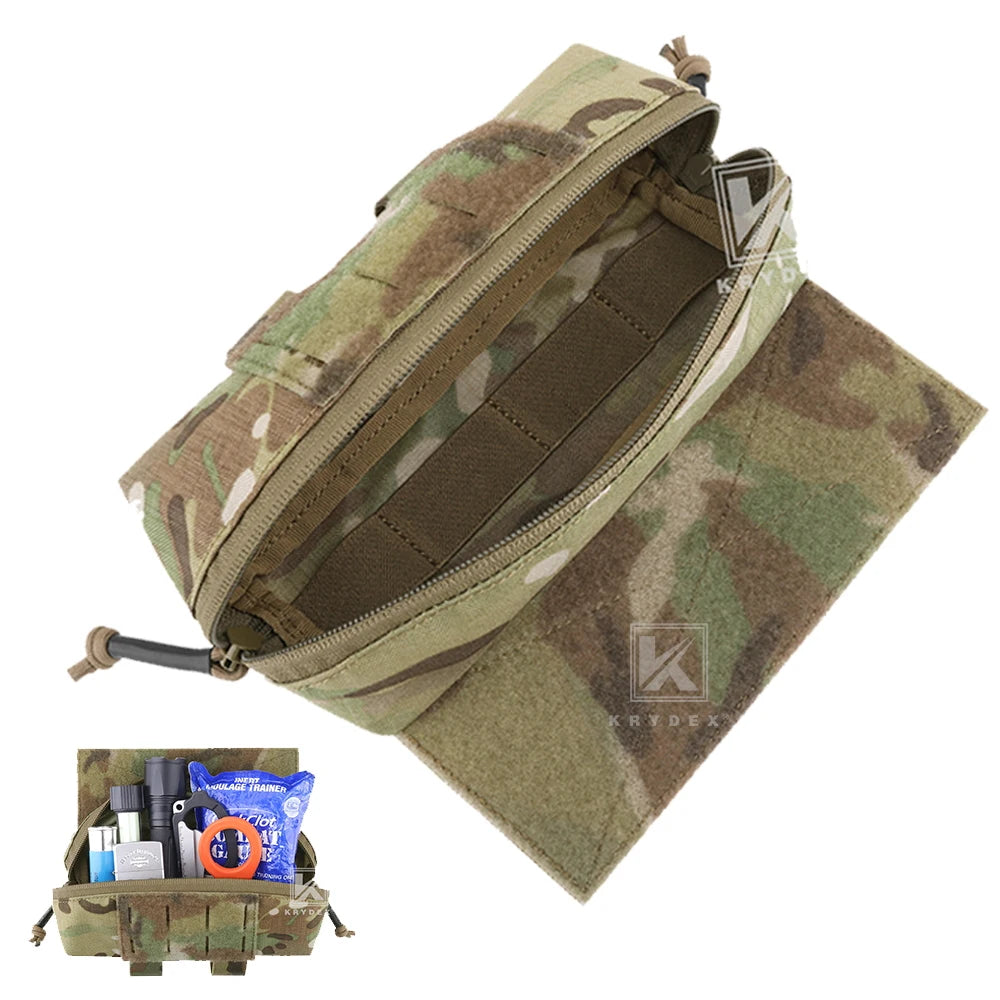 KRYDEX Tactical Mini Dangler Dump Drop Pouch Fanny Pack Tool Storage Bag for JPC CPC LBT D3CR MK3 MK4 Chest Rig Vest Accessories
