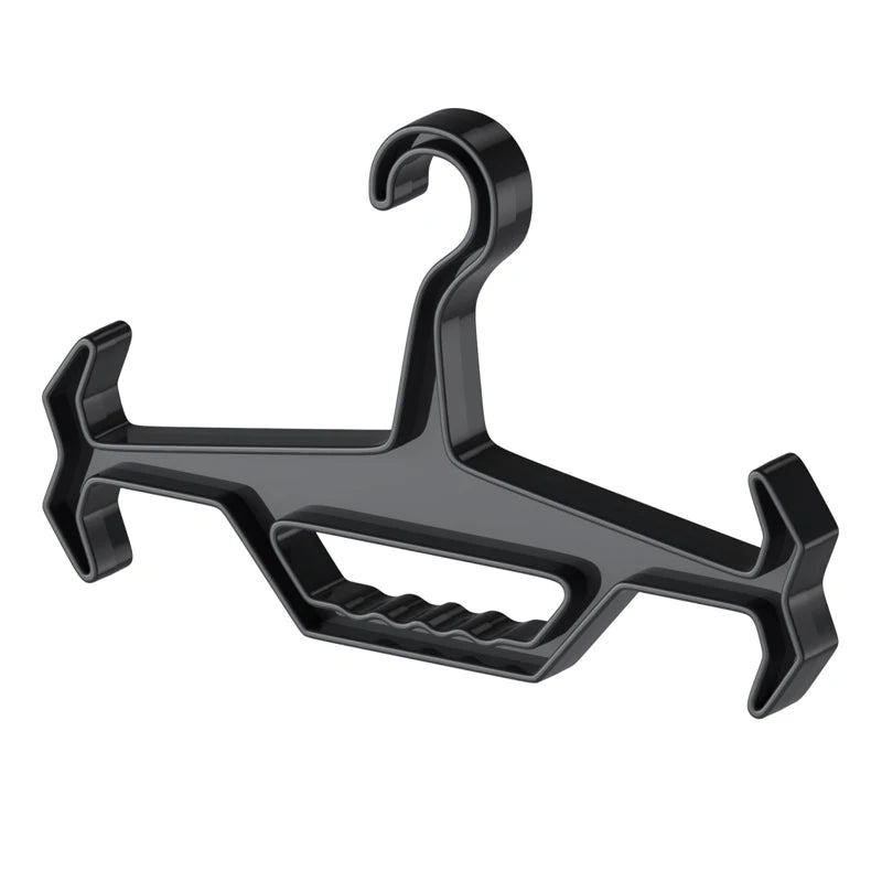 1pc multifunctional hanger tactical vest display hanger military fan outdoor training thickened non-slip plastic hanger