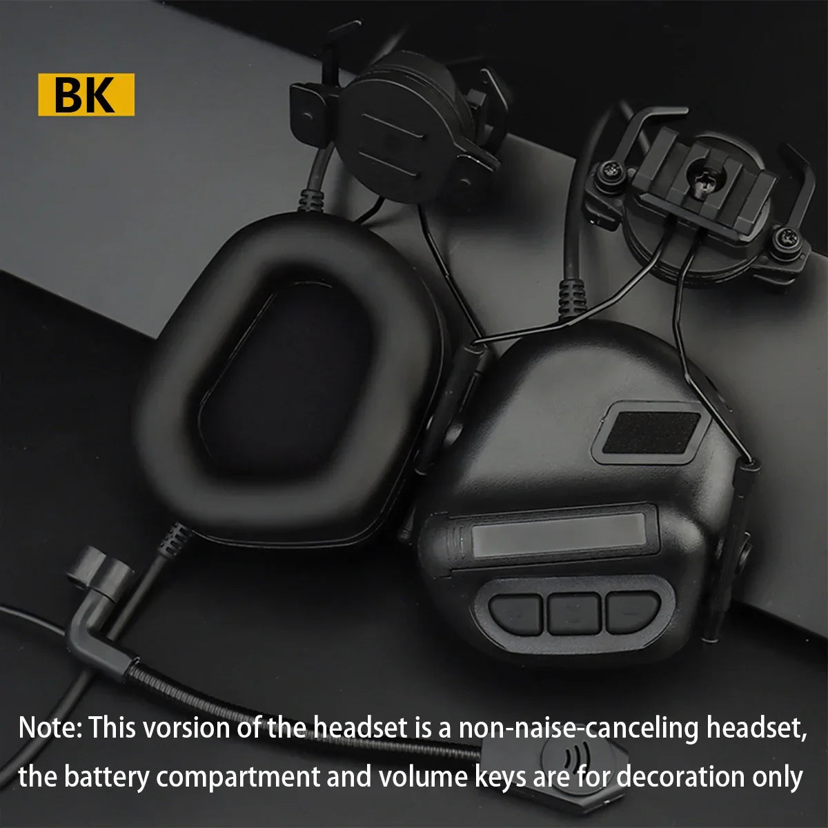 Tactical Helmet Headset Fifth Generation Foldable Noise Reduction Version Headphones Hunting PTT Adapter Helmet Accessories
