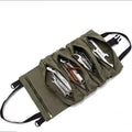 Multi Functional Tool Kit - Oxford 5 Zippers - Mechanical, Electrical, Woodworking Hardware Tools Classification Bag