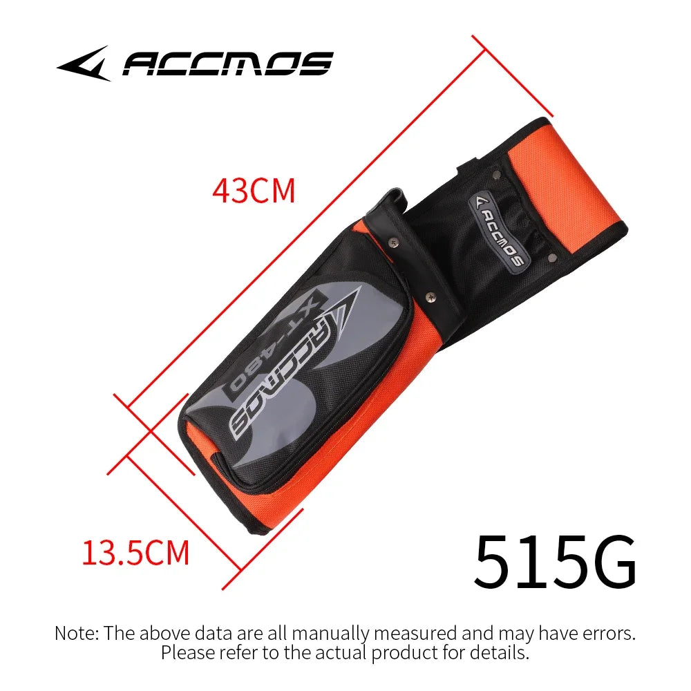 ACCMOS Archery Reverse Arrow Quiver And Arrow Release Hold Pounch bag for Shooting Hunting Durable for Outdoor Activities