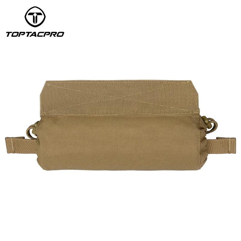 TOPTACPRO Tactical First Aid Drop Dump Pouch Micro Medical Trauma Roll Up Sub Abdominal Carrying Bag 8531