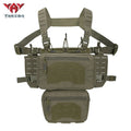 YAKEDA Tactical Outdoor Vest with Quick Release and PALS Molle System 1000D Nylon