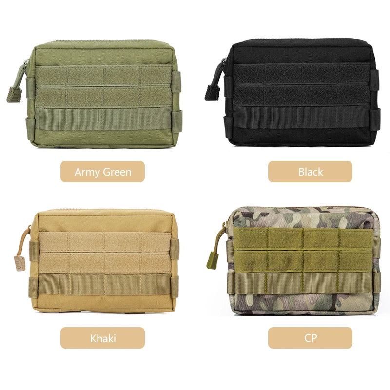 Tactical Pouch EDC Tool Storage Kit Molle System for Hunting Accessories Multifunctional Mobile Phone Case Bag Exploration Hike