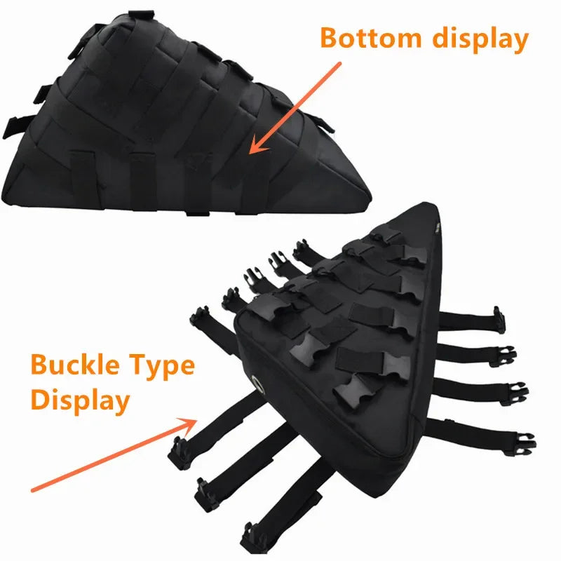 Mountain Bike Triangle Large Capacity Tube Frame Bag Case Battery MTB Storage Many Sizes Cycling Bike Bag Toolkit Bicycle Parts
