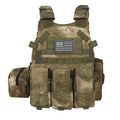 900D high-density Oxford cloth adjustable shoulder strap camouflage vest large capacity combination vest
