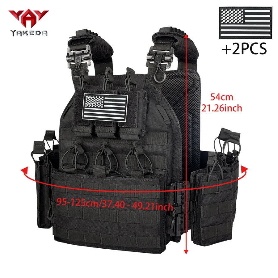 YAKEDA Wear resistant Tank Top Reinforced Fabric Modular Design Outdoor Equipment Sports Hunting Tank Top