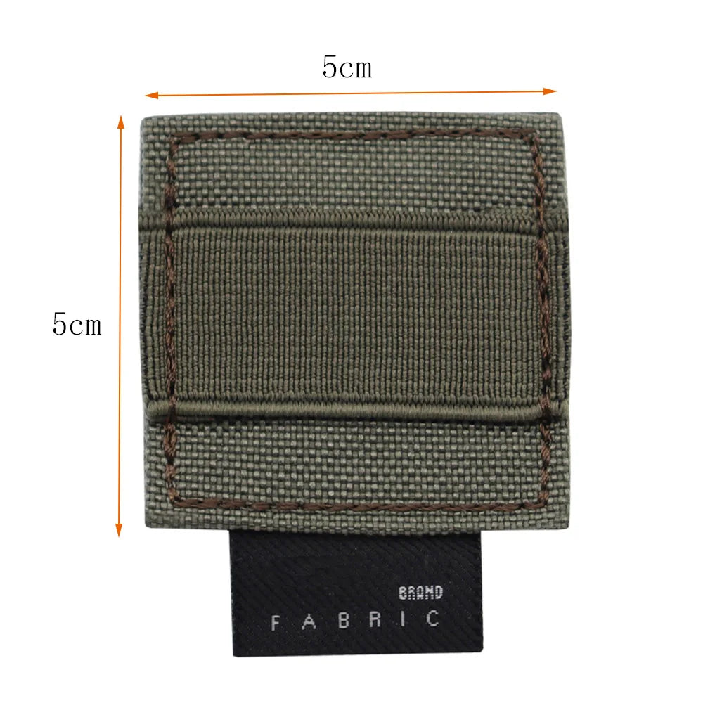 2PCS Tactical Accessories Equipment Helmet Headset Walkie Talkie Cable Wire Hook Loop Sticker Elastic Storage Organizer Holder