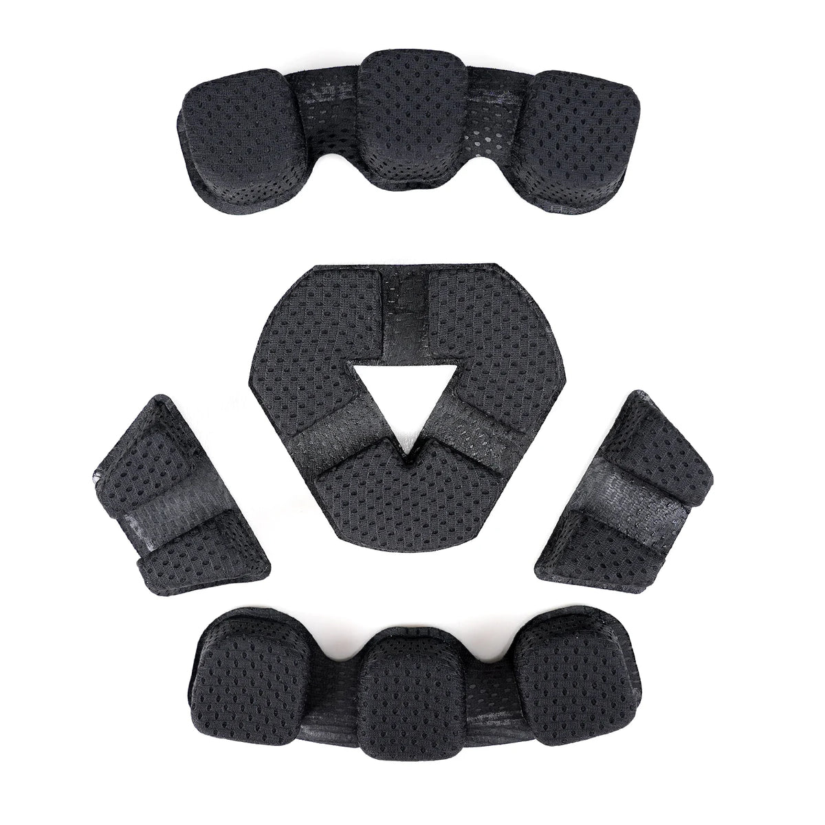 Tactical helmet liner with removable and washable sponge padding, replaceable top pad, universal design for comfortable fit with