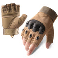 Half Finger Tactical Gloves Impact Resistant Men Motorcycle Riding Gloves Non‑Slip Breathable Outdoor Climbing Protective Gloves