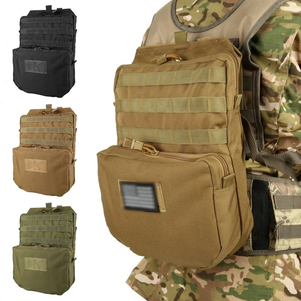 Outdoor Tactical Molle Backpack Airsoft Bag Hunting Combat Equipment Vest EDC Accessories Nylon Bag Tactical Vest Accessories