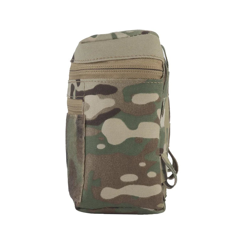 Universal MOLLE GP Pouch Large Size Multi-Use Storage with Zipper & Hook Loop Fastener for Field Vest EDC Outdoor Accessories