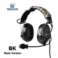 WADSN MSA Tactical Headphones Sordin Outdoor Hunting Communication Headset 7.0 NATO Plug NO Noise Canceling CS Game Earphnoe