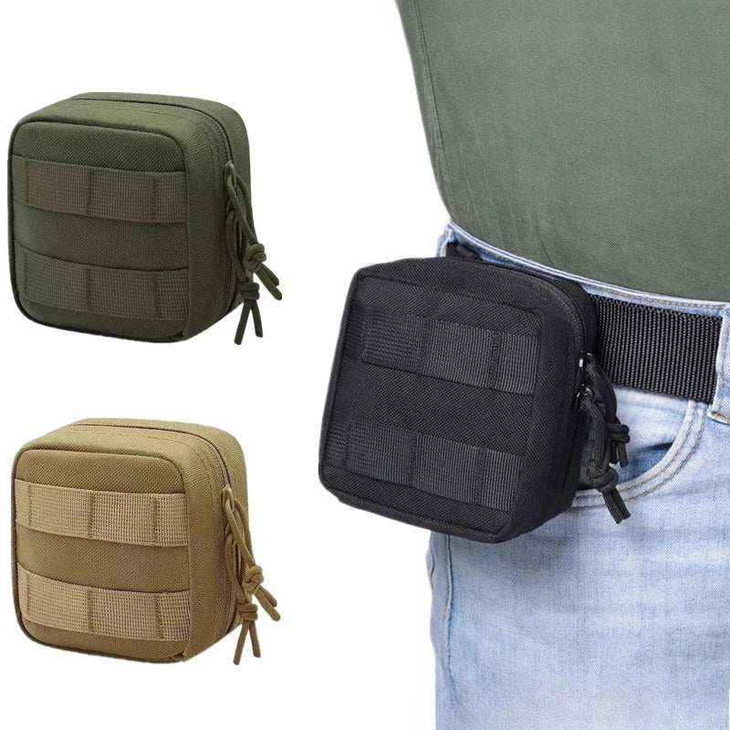Mini Tactical Molle Compact Ammo Pouch - Small Admin Molle Pouches EDC Tool Utility Multi-Purpose Waist Belt Pouch