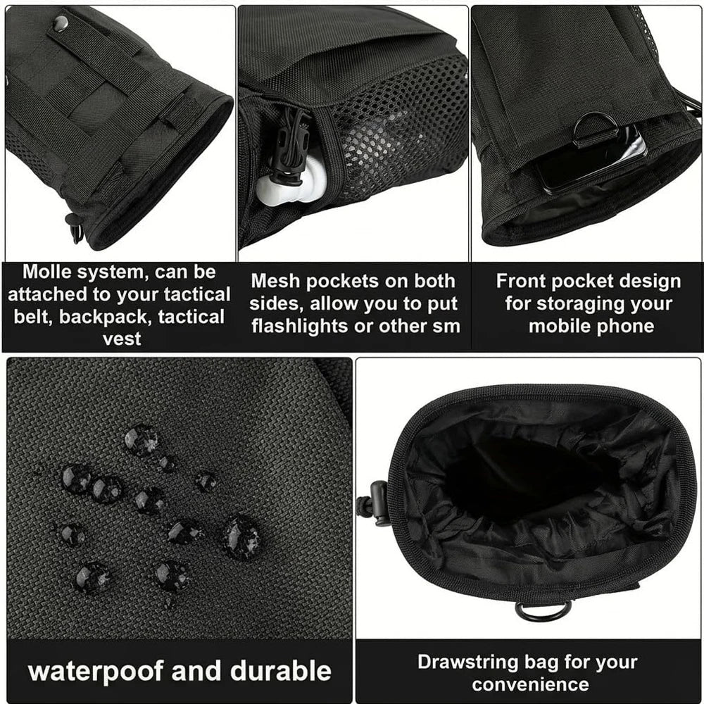 NEW Outdoor 3-5L Tactical Molle 800D Nylon Dump Drop Pouch Recycle Waist Pack Ammo Bags Airsoft Accessories Bag Pouches
