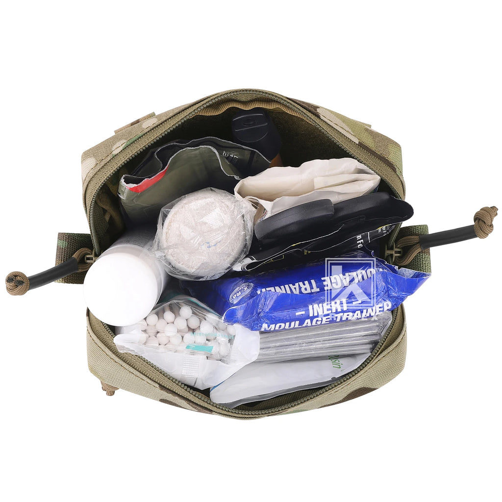 KRYDEX Tactical GP Pouch General Purpose Pouches Utility EDC MOLLE Storage Bag for Chest Rig Vest Duty Belt Backpack