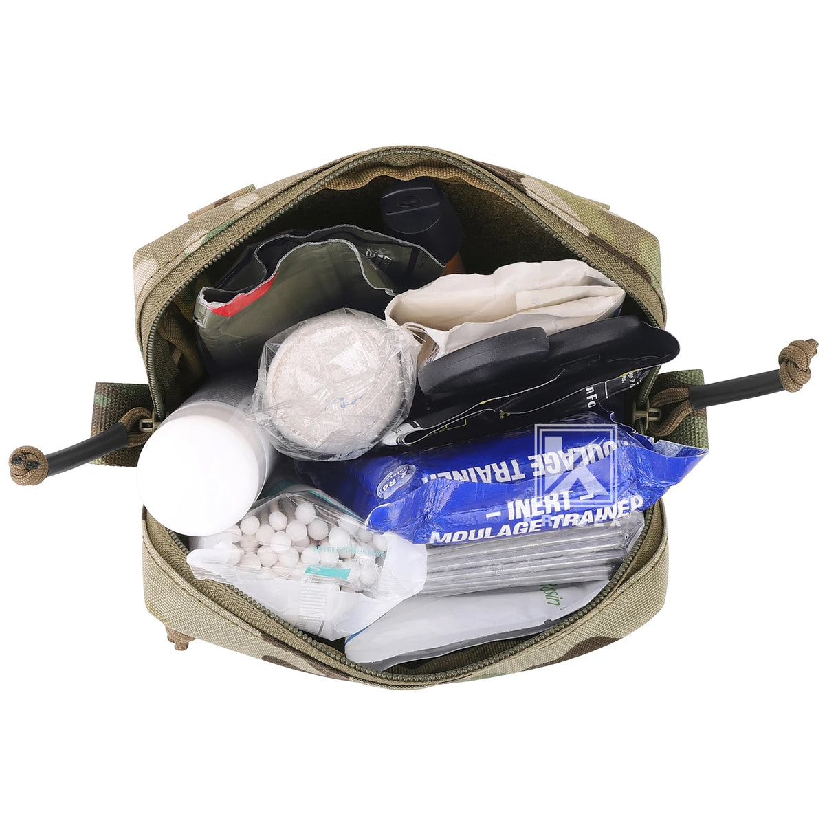 KRYDEX Tactical GP Pouch General Purpose Pouches Utility EDC MOLLE Storage Bag for Chest Rig Vest Duty Belt Backpack