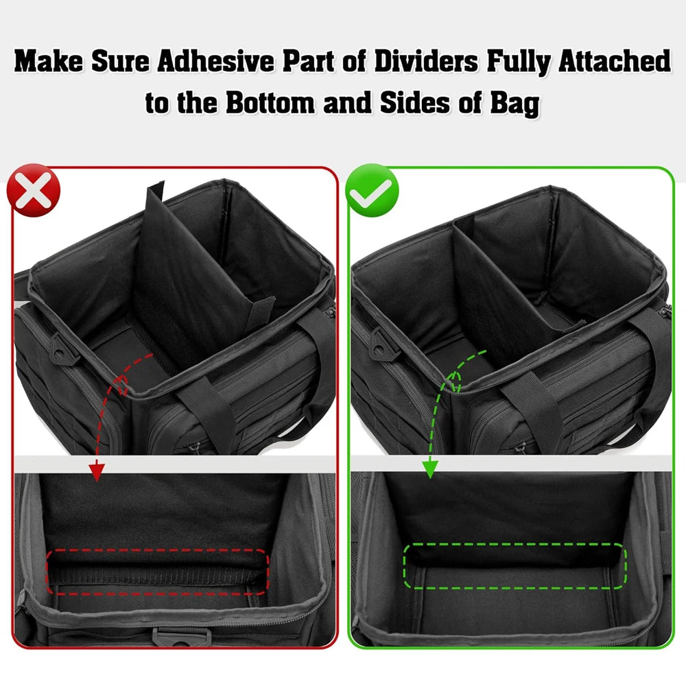 Tactical Pistol Gun Storage Bag Gun Range Bag for 4 Handguns Pistol Shooting Range Bag Magazine Carrying Pouch for Hunting