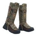 Snake Gaiters Waterproof Leg Guards with 12 PE Boards Adjustable Buckles Camo Armor for Hunting Hiking Trekking Snake Bite Proof