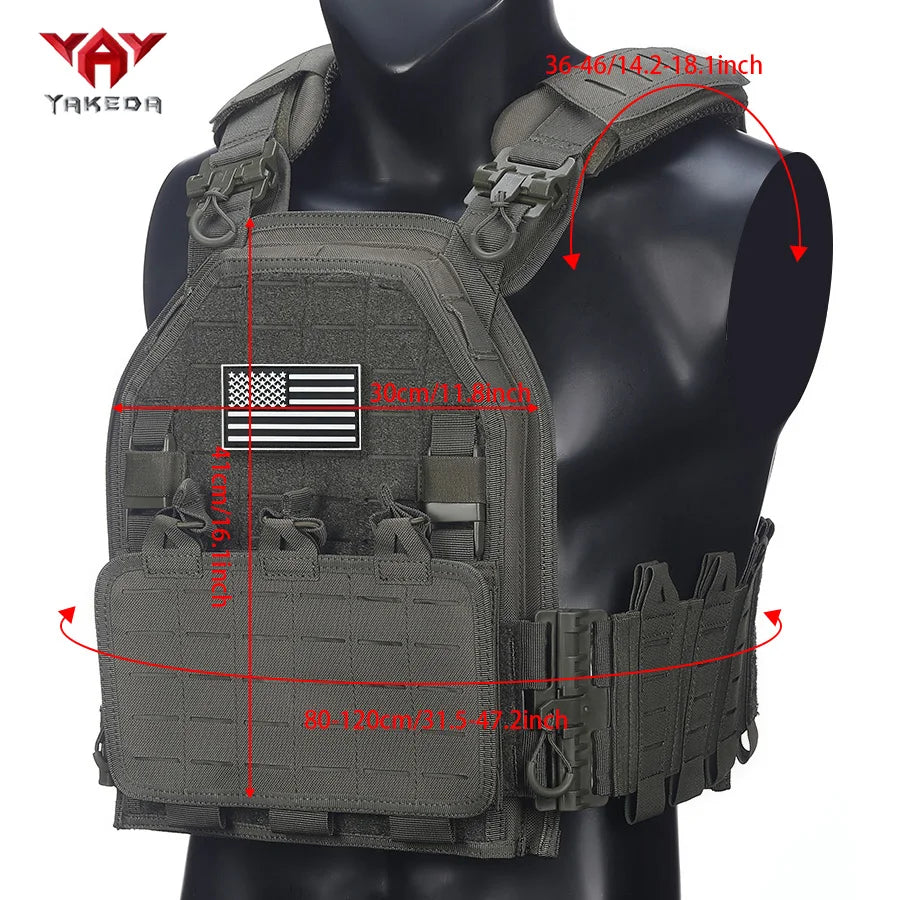 YAKEDA Quick Release Buckle Adjustable Shoulder Strap Multi functional Wear resistant Practical Tank Top for Outdoor Hunting
