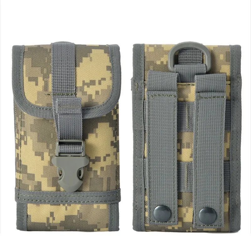 1PC Tacticals Molle Utility Bag Waist Accessories Bag Durable Hunting Hiking Phone Belt Pouch