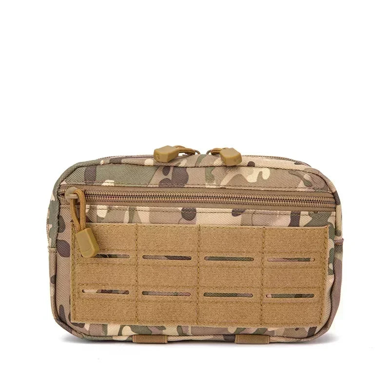 EDC Molle Tactical Pouch Waist Pack Compact Utility Pouches Waist Belt Bag Medical Bags Phone Case Outdoor Hunting Accessories