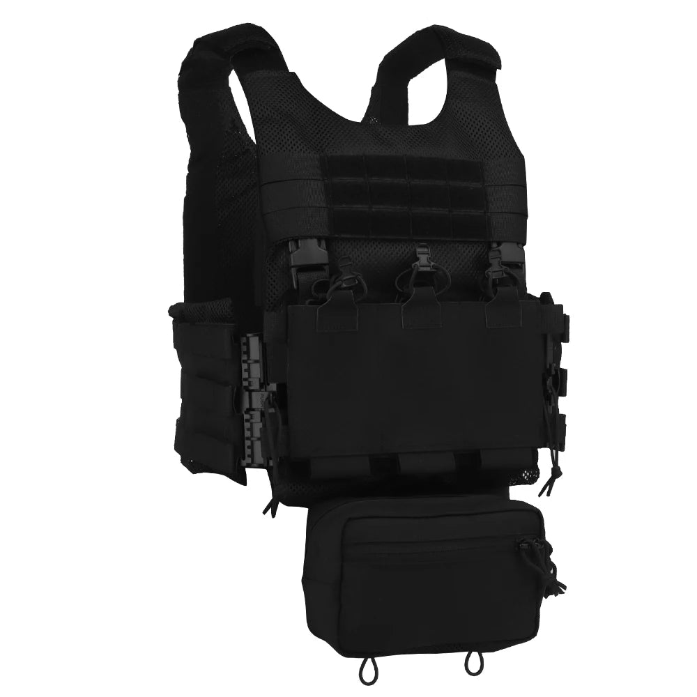 POSEIDON DEFENSE LV-119 Maritime Version Vest Plate Carrier Come With Triple Magazine Pouch Storage Drop Bag